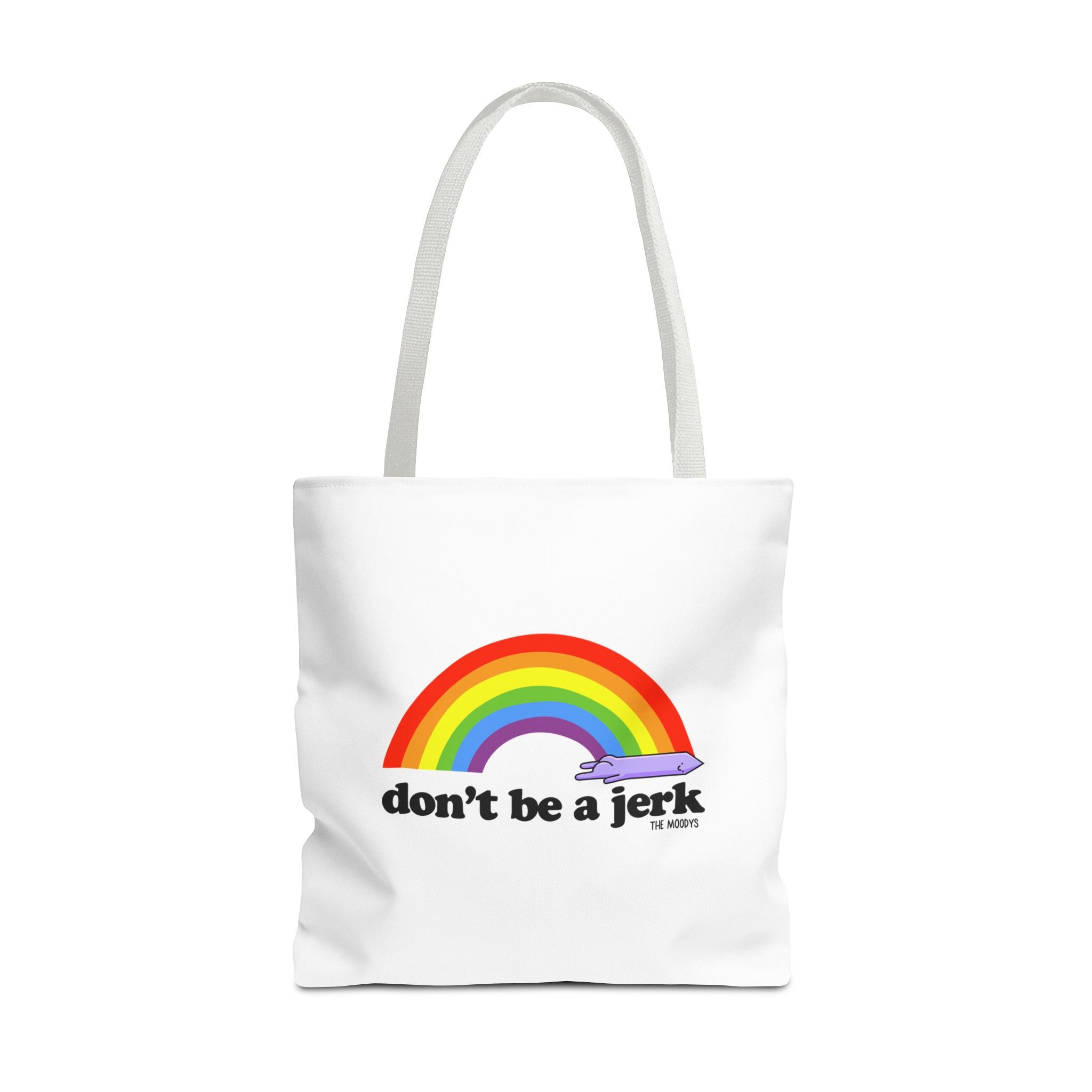 don't be a jerk - tote bag