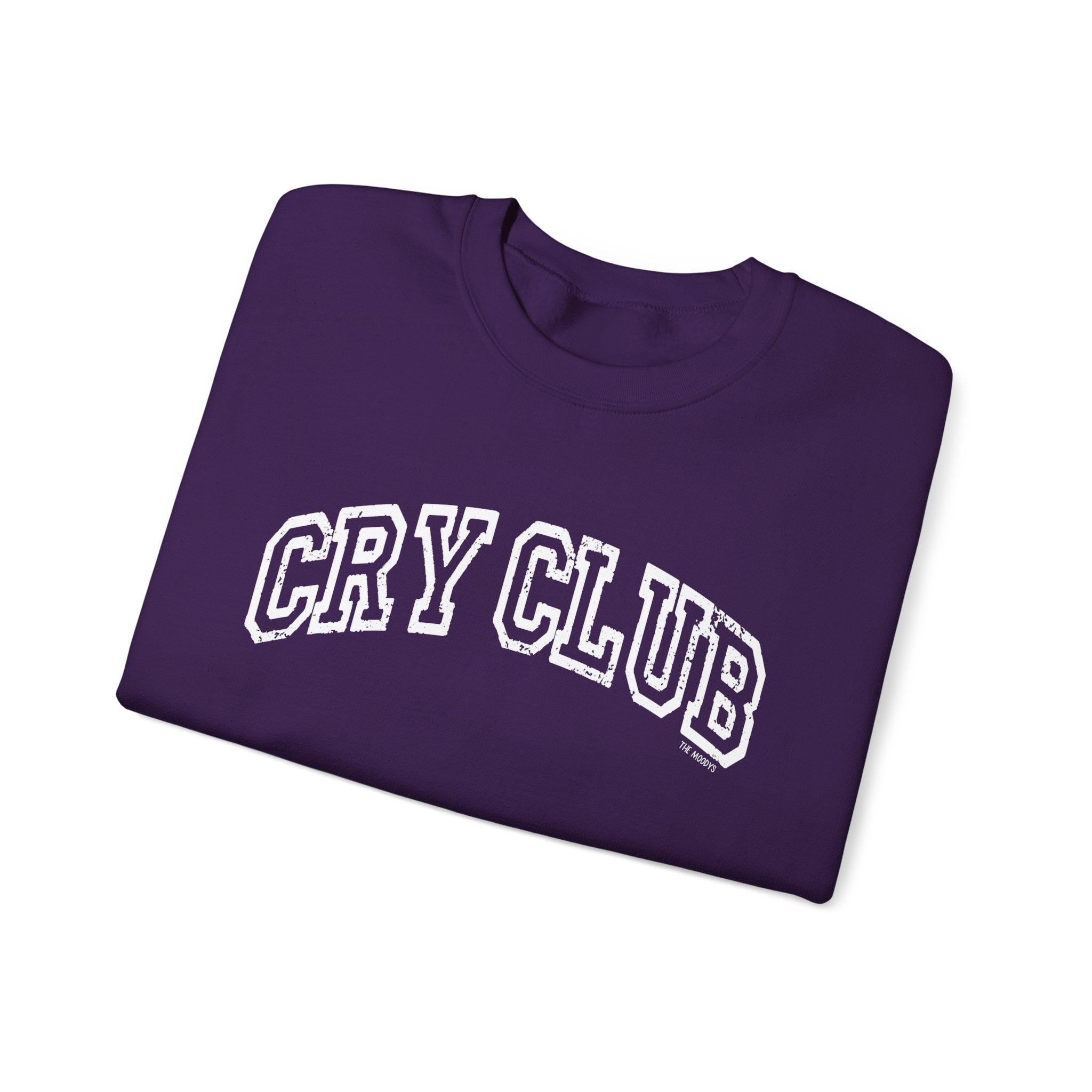 cry club crewneck sweatshirt
