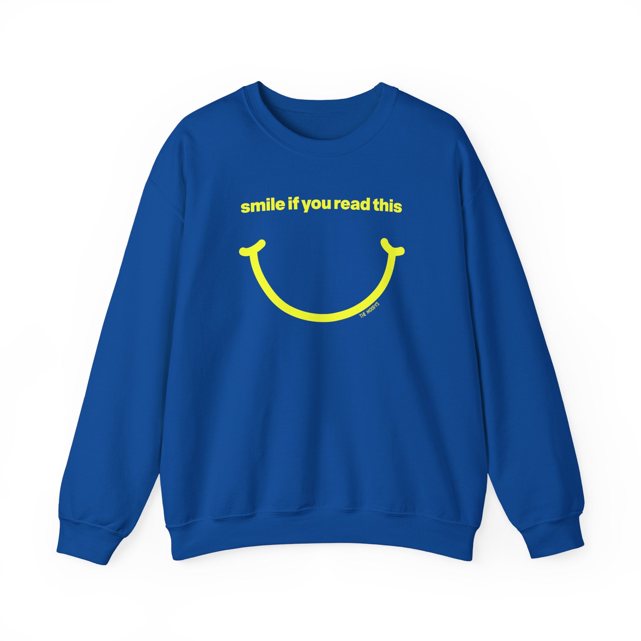 smile if you read this - crewneck sweatshirt - unisex