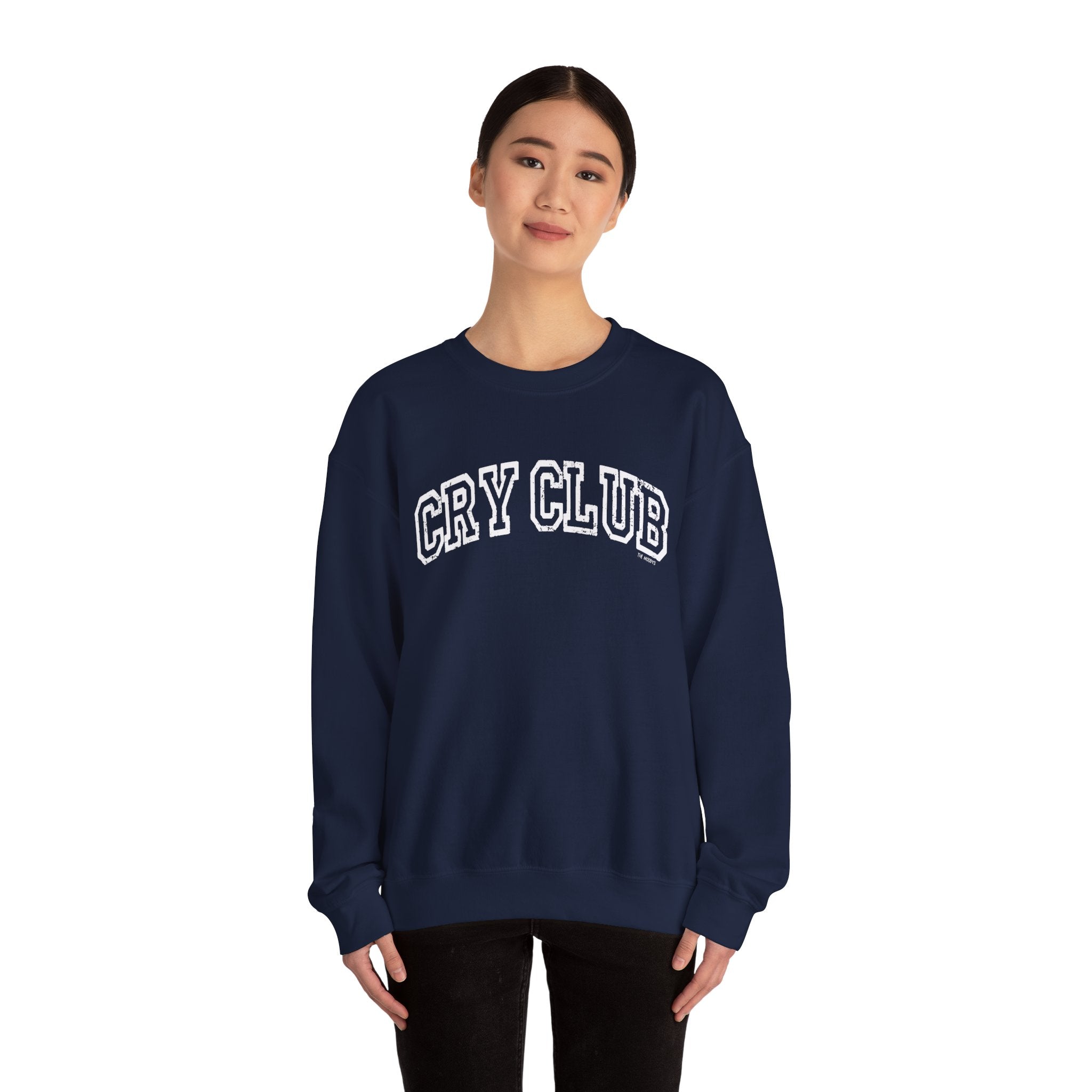 cry club crewneck sweatshirt