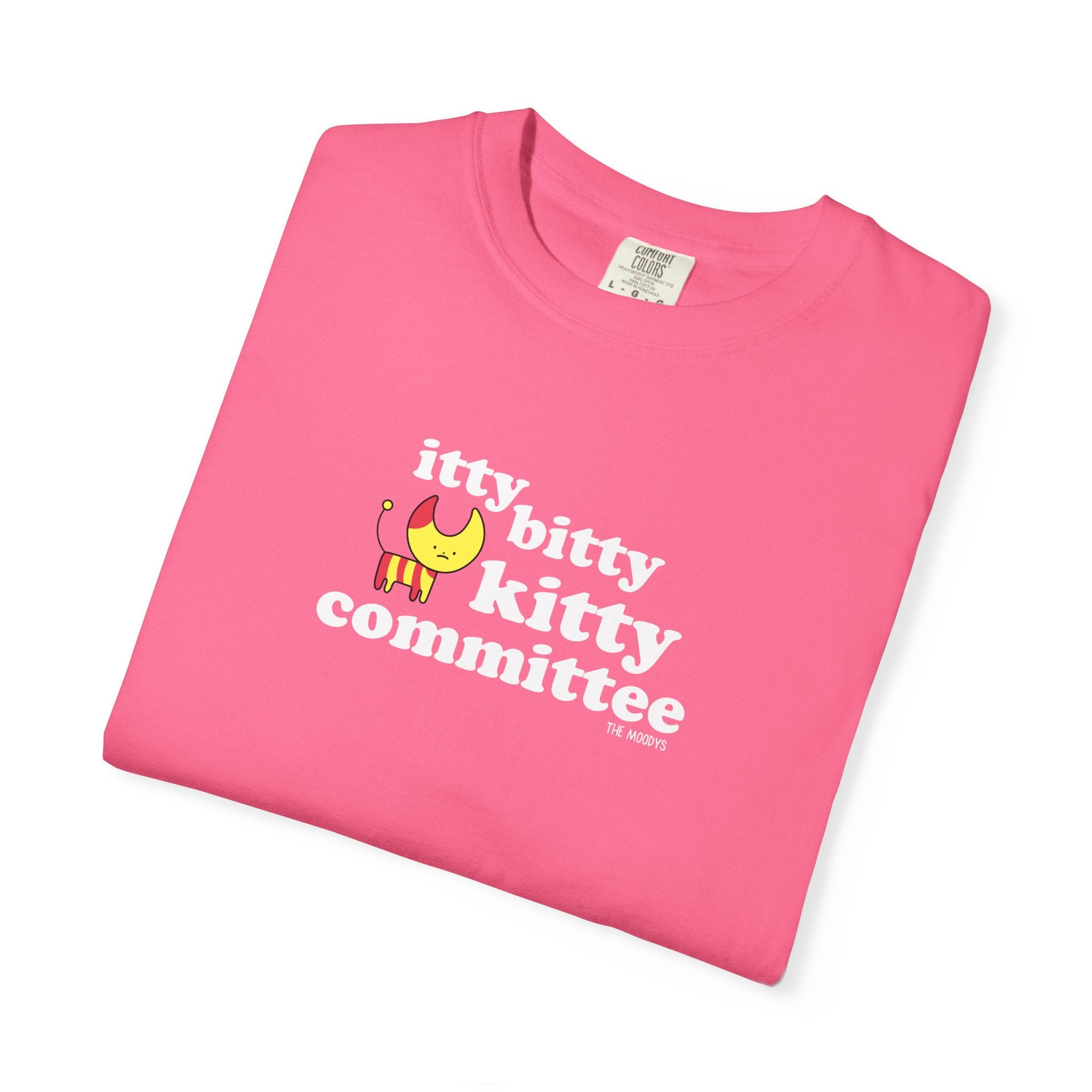 itty bitty kitty committee t-shirt