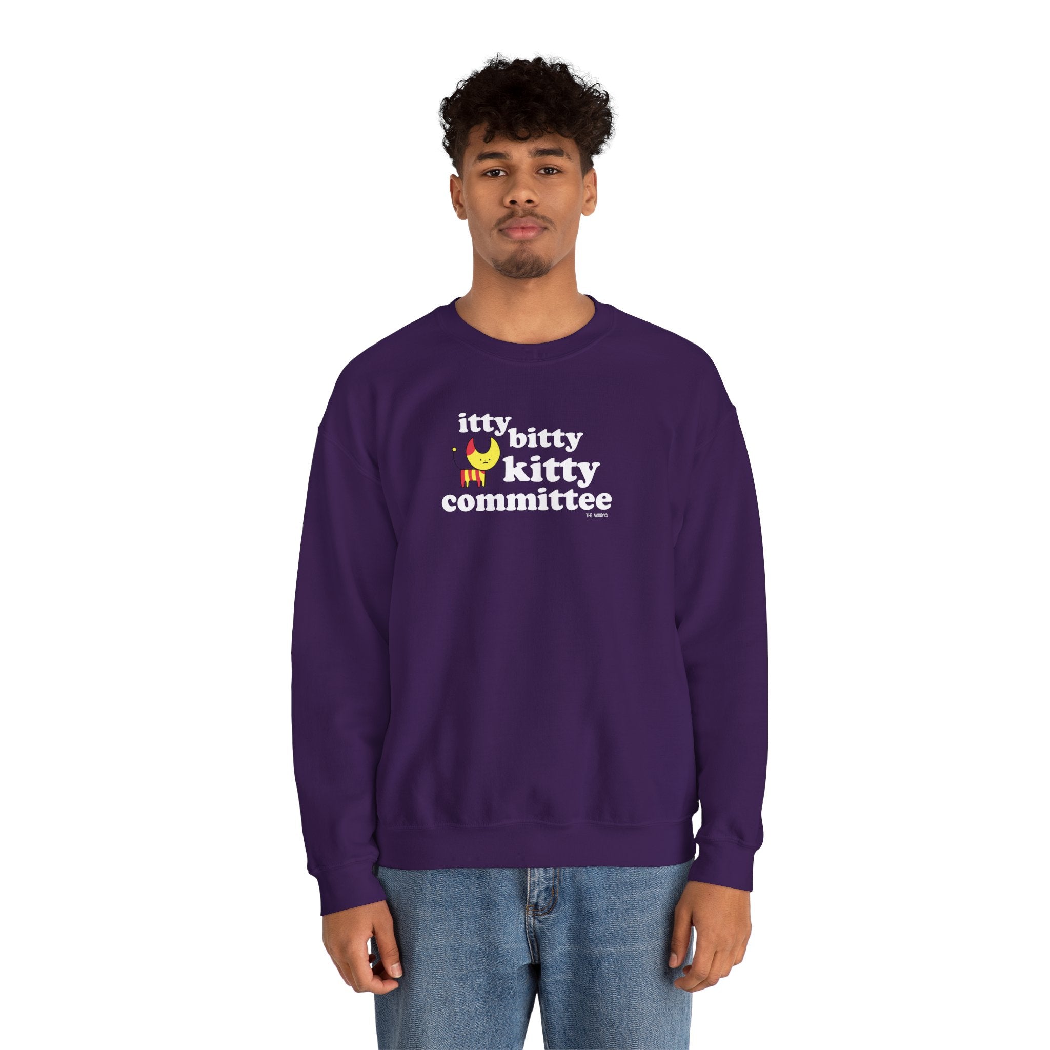 itty bitty kitty committee - crewneck sweatshirt - unisex