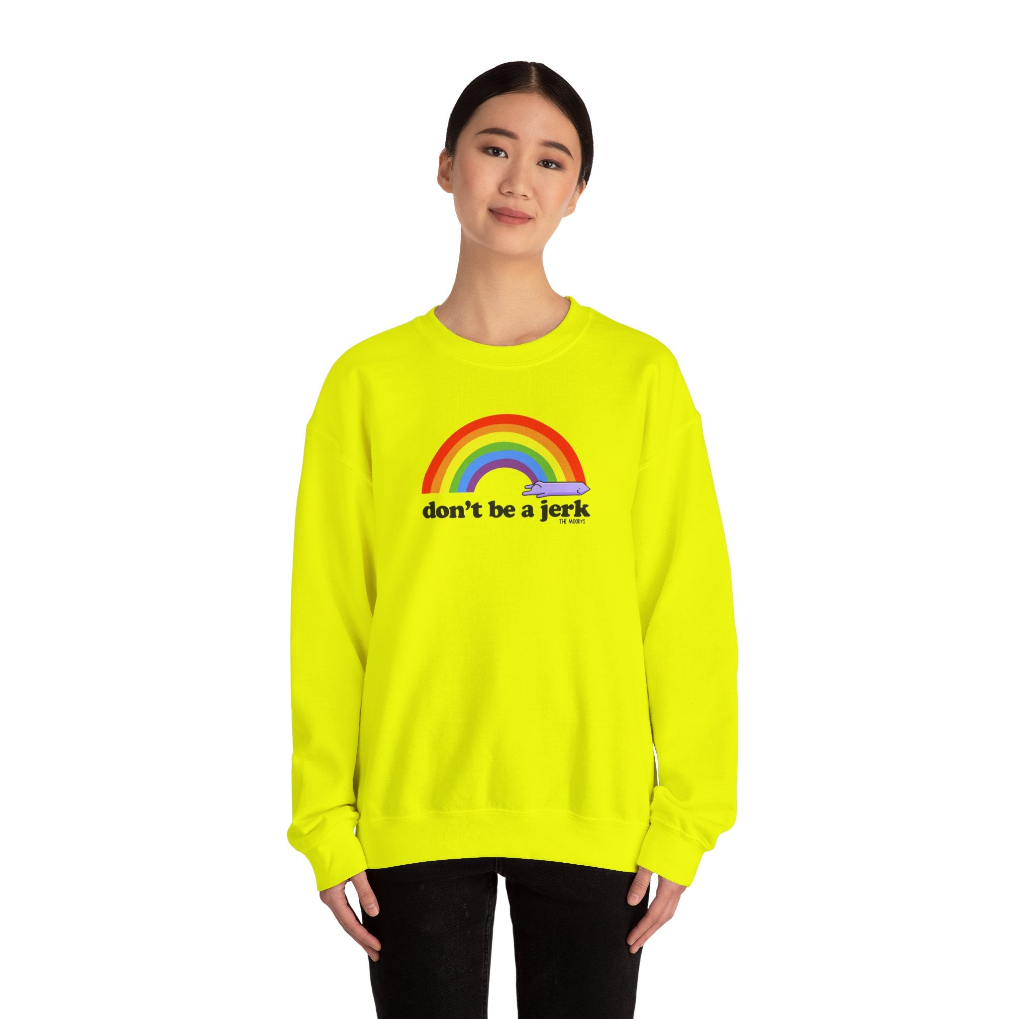don't be a jerk - crewneck sweatshirt - unisex