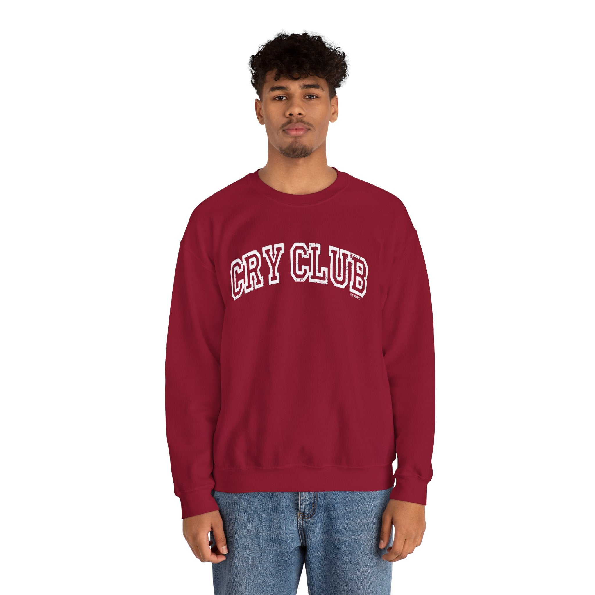 cry club crewneck sweatshirt