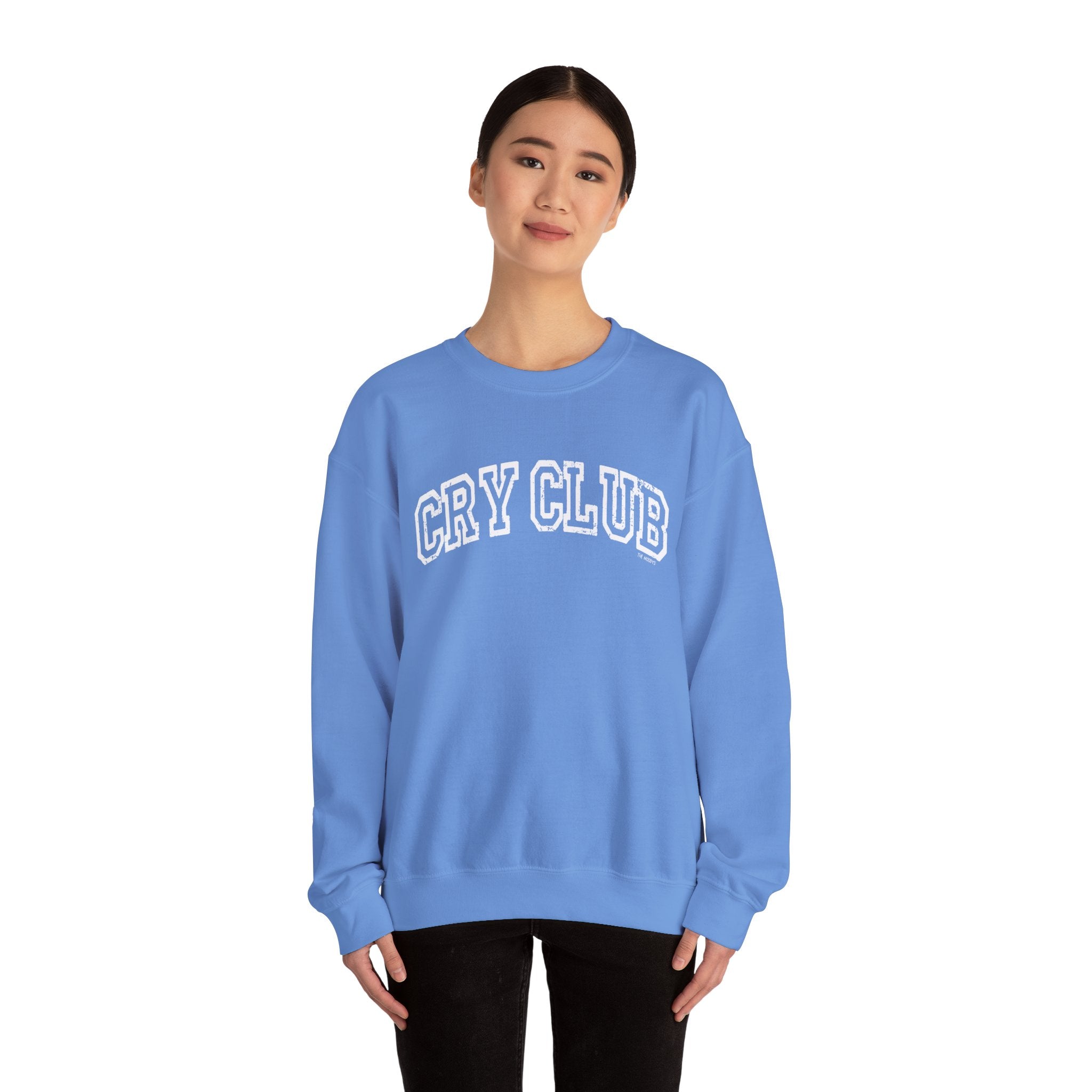 cry club crewneck sweatshirt