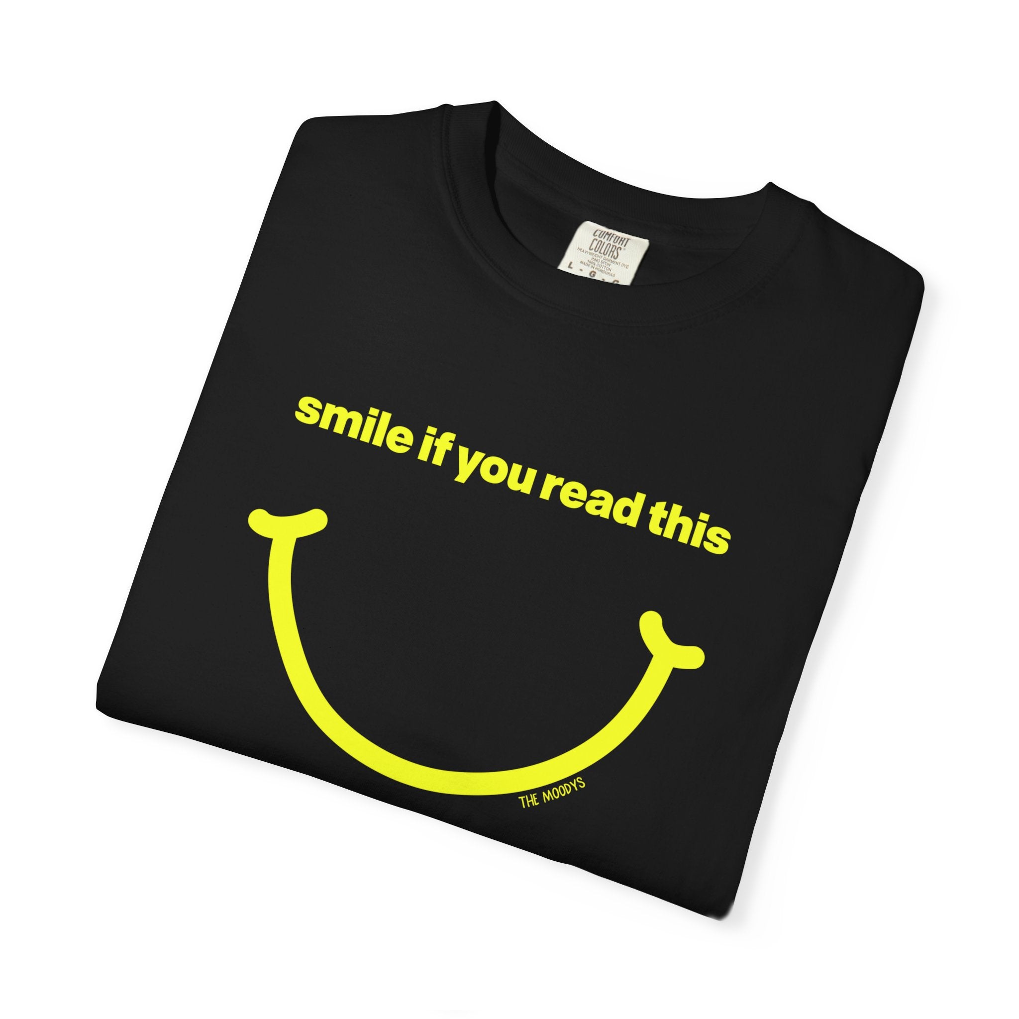 smile if you read this t-shirt