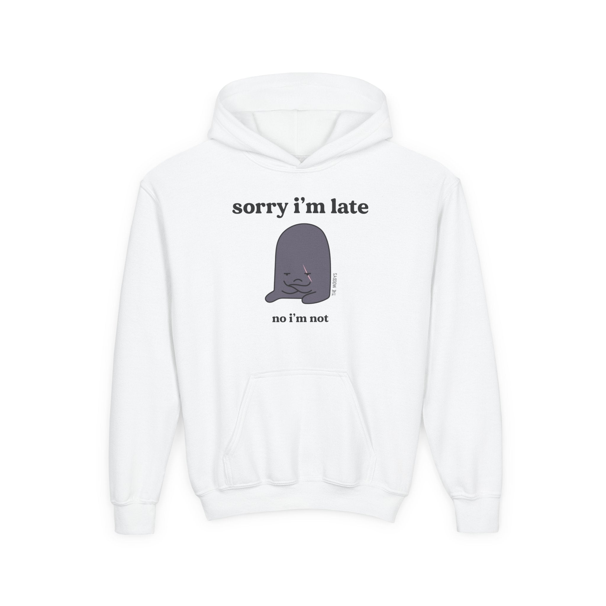 SORRY I'M LATE YOUTH HOODIE