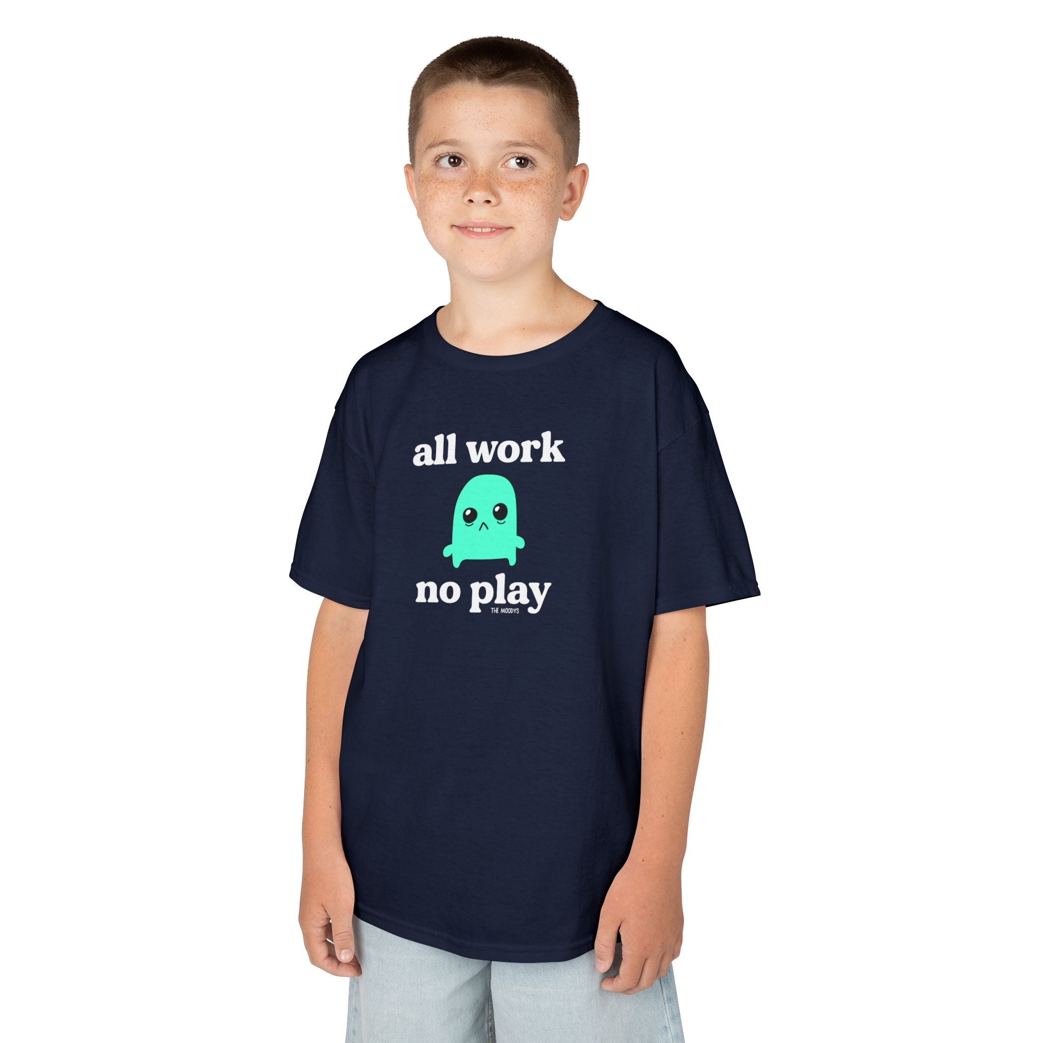 ALL WORK NO PLAY YOUTH T-SHIRT