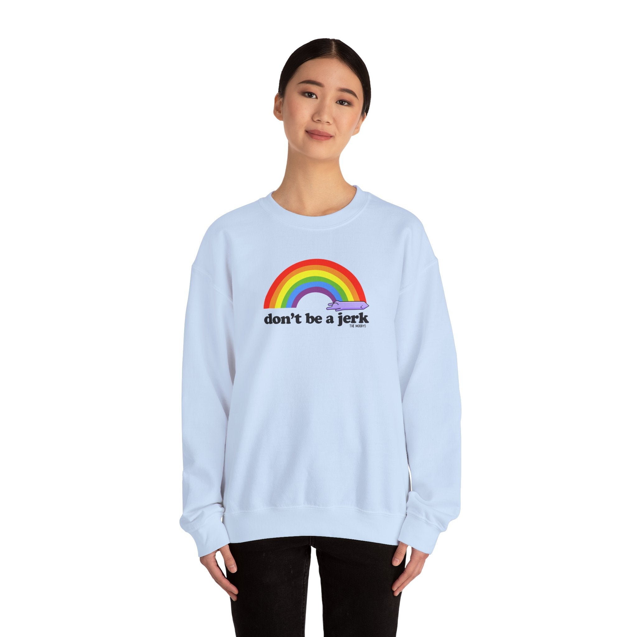 don't be a jerk - crewneck sweatshirt - unisex