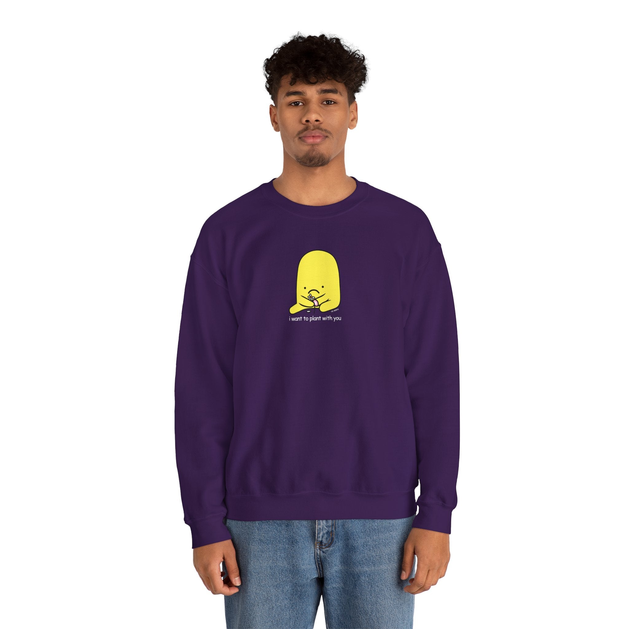 i want to plant with you - crewneck sweatshirt - unisex