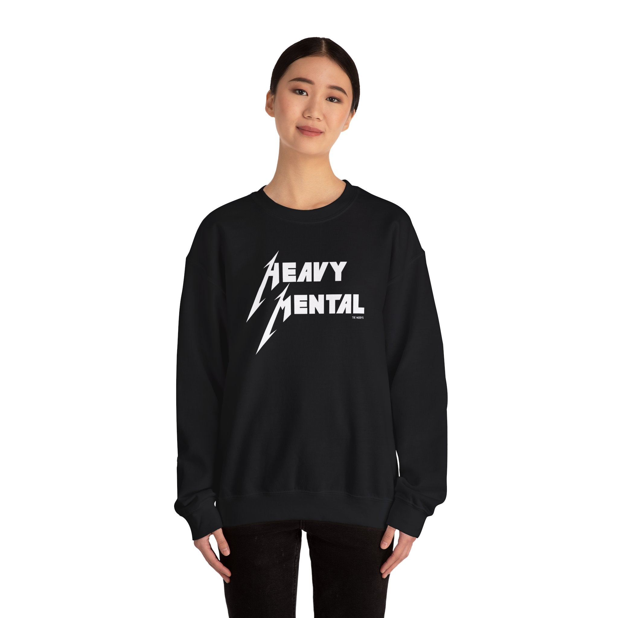 heavy mental crewneck sweatshirt