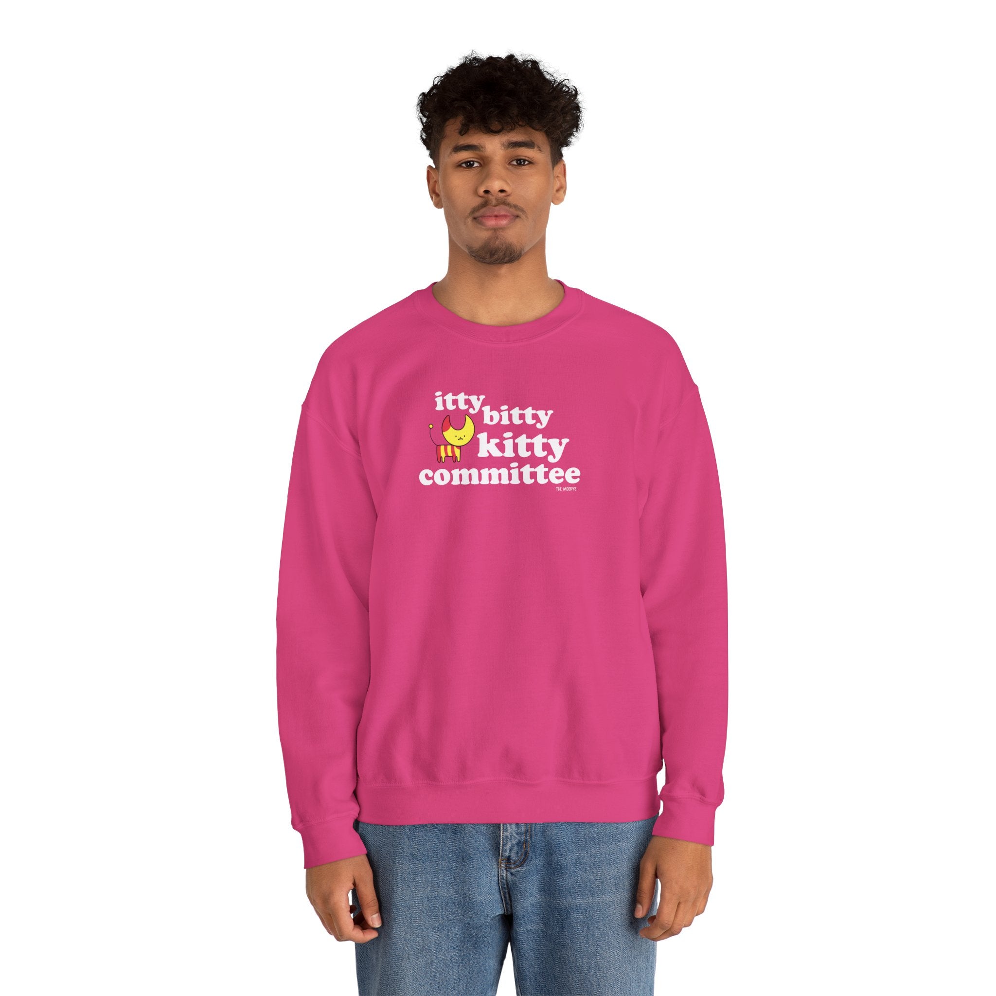 itty bitty kitty committee - crewneck sweatshirt - unisex