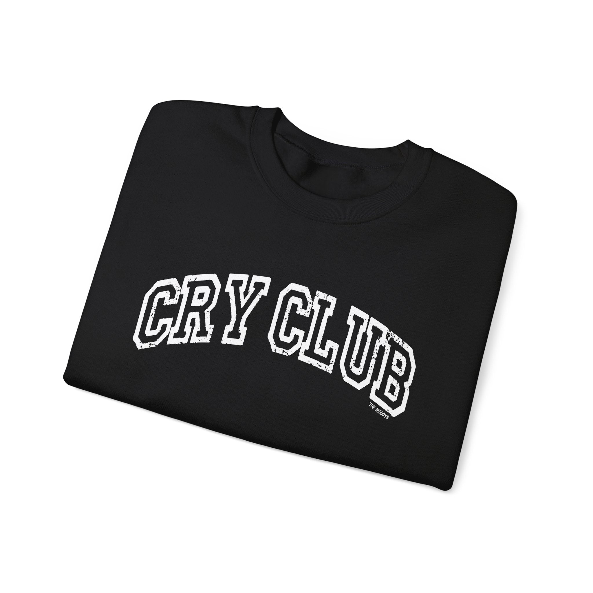 cry club crewneck sweatshirt