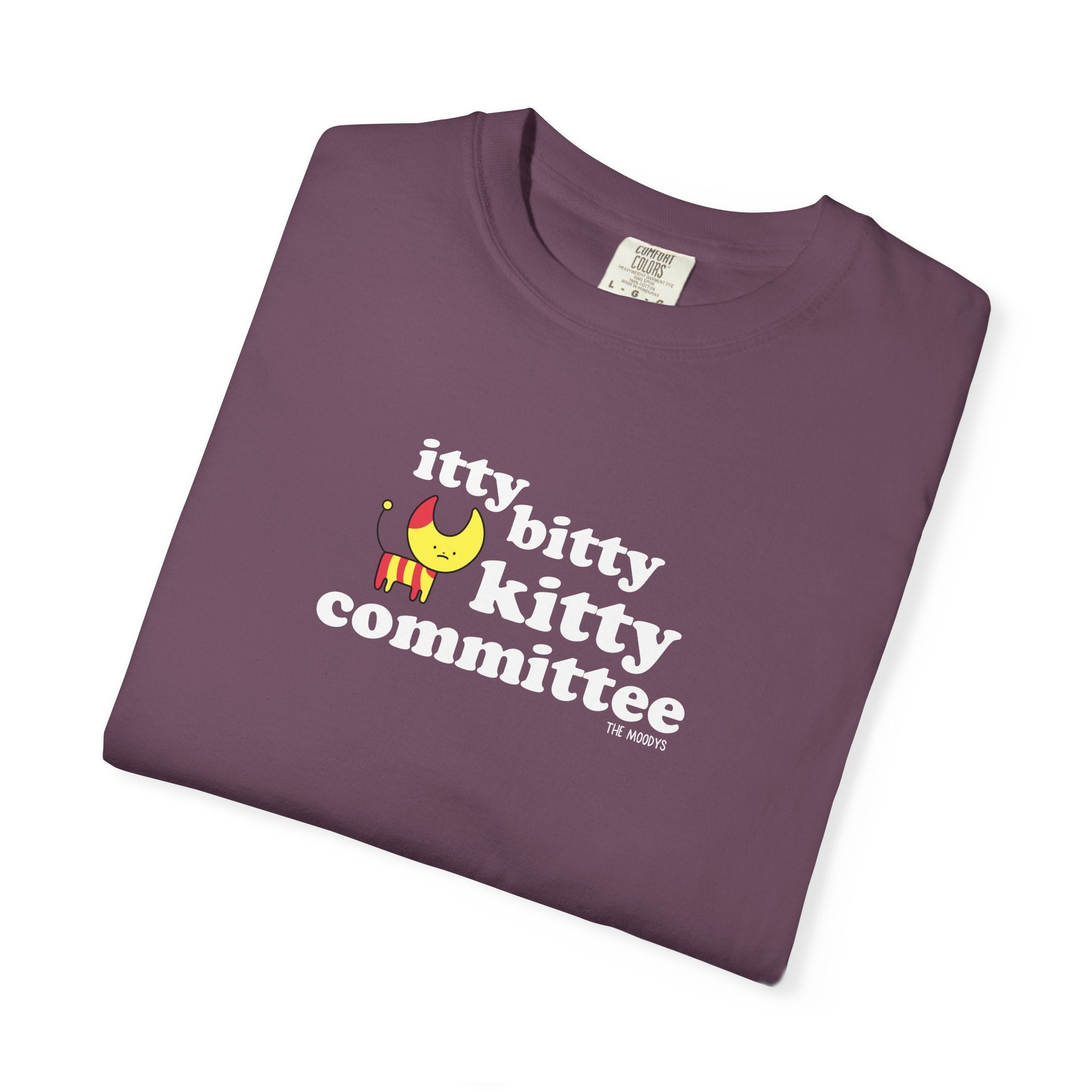 itty bitty kitty committee t-shirt