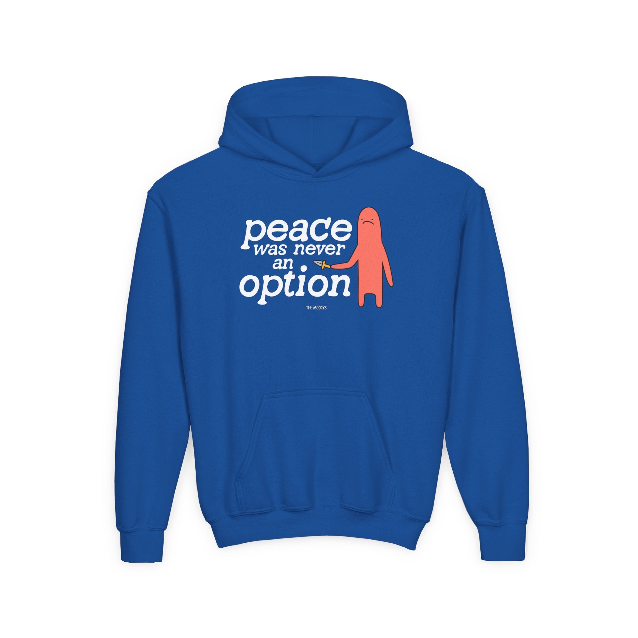 PEACE WAS NEVER AN OPTION YOUTH HOODIE