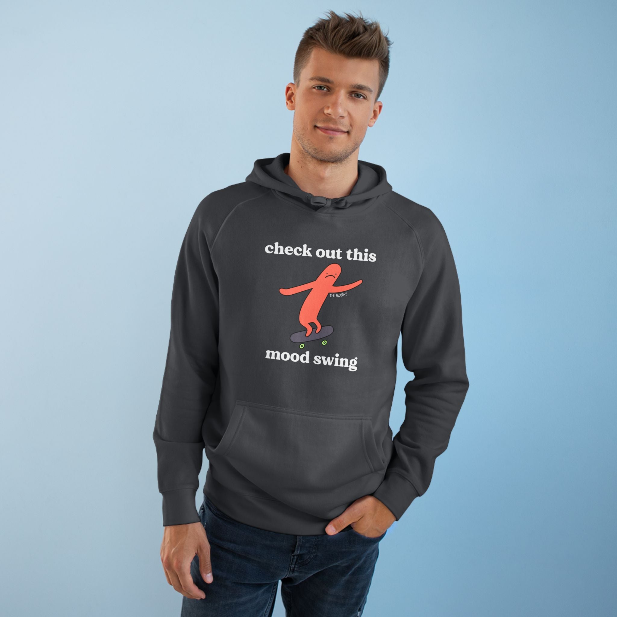 check out this mood swing - unisex hoodie