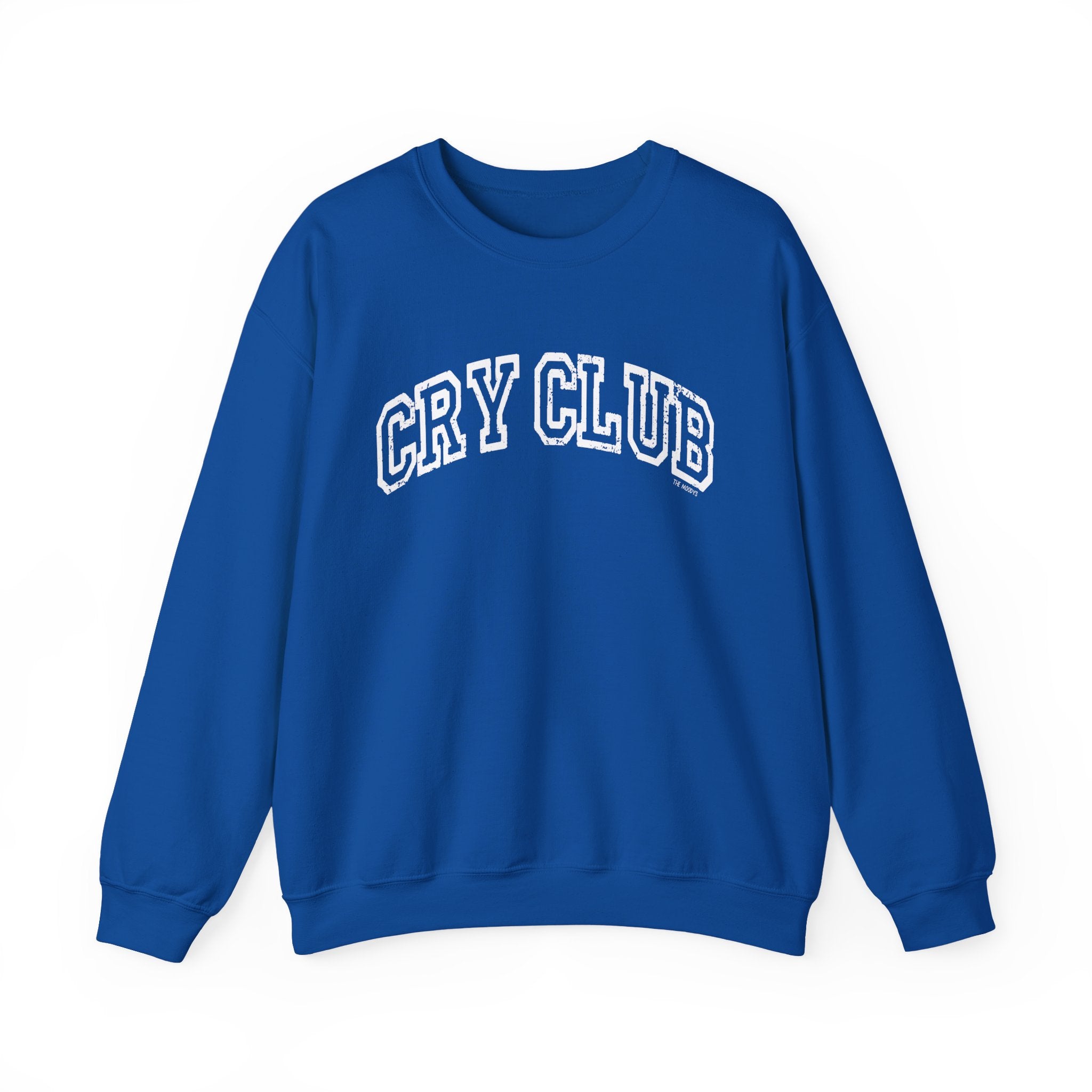 cry club crewneck sweatshirt