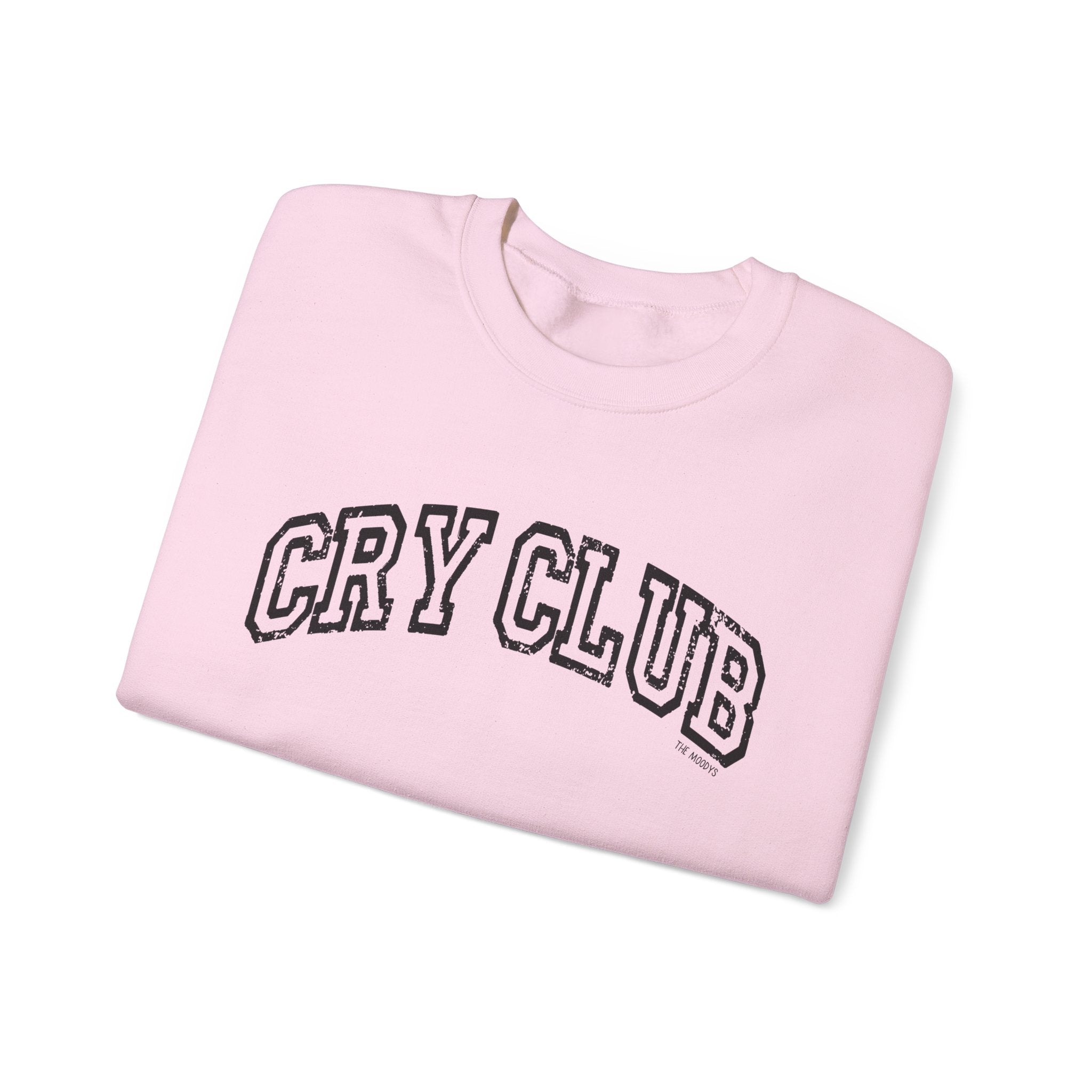 cry club crewneck sweatshirt