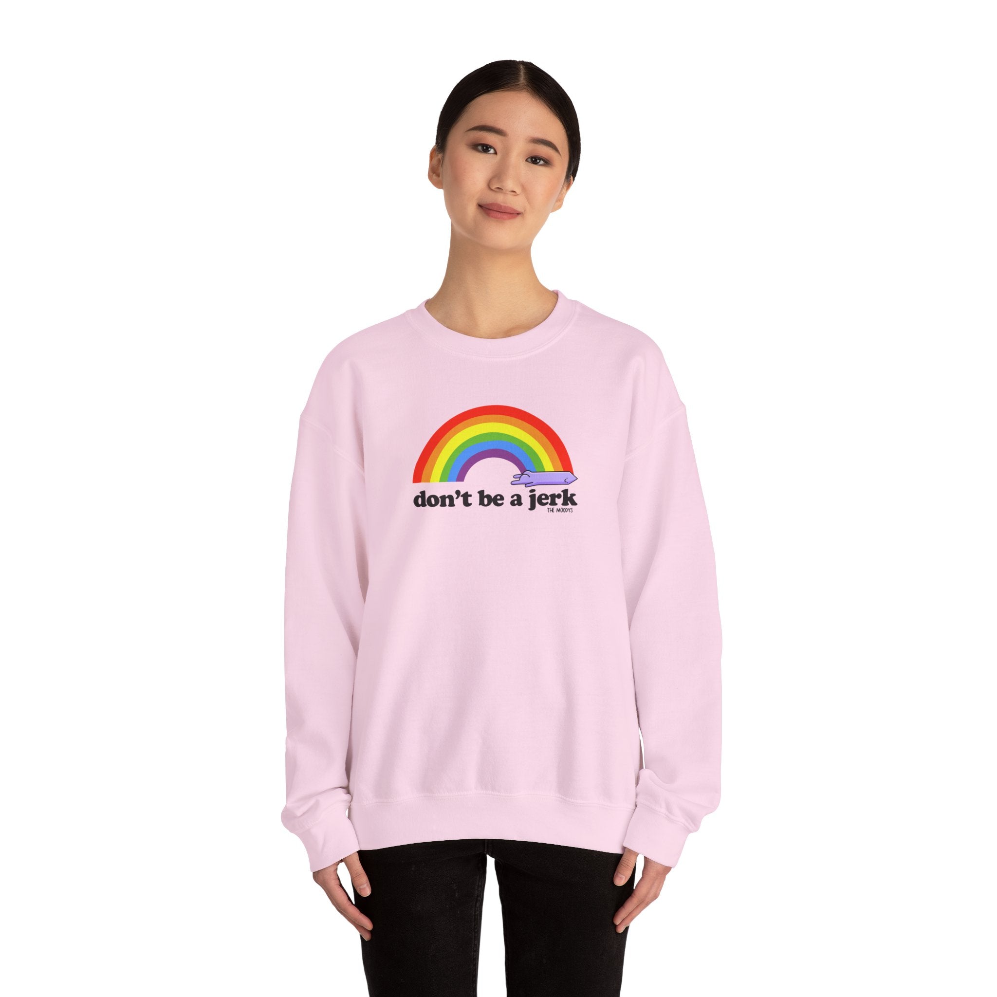 don't be a jerk - crewneck sweatshirt - unisex