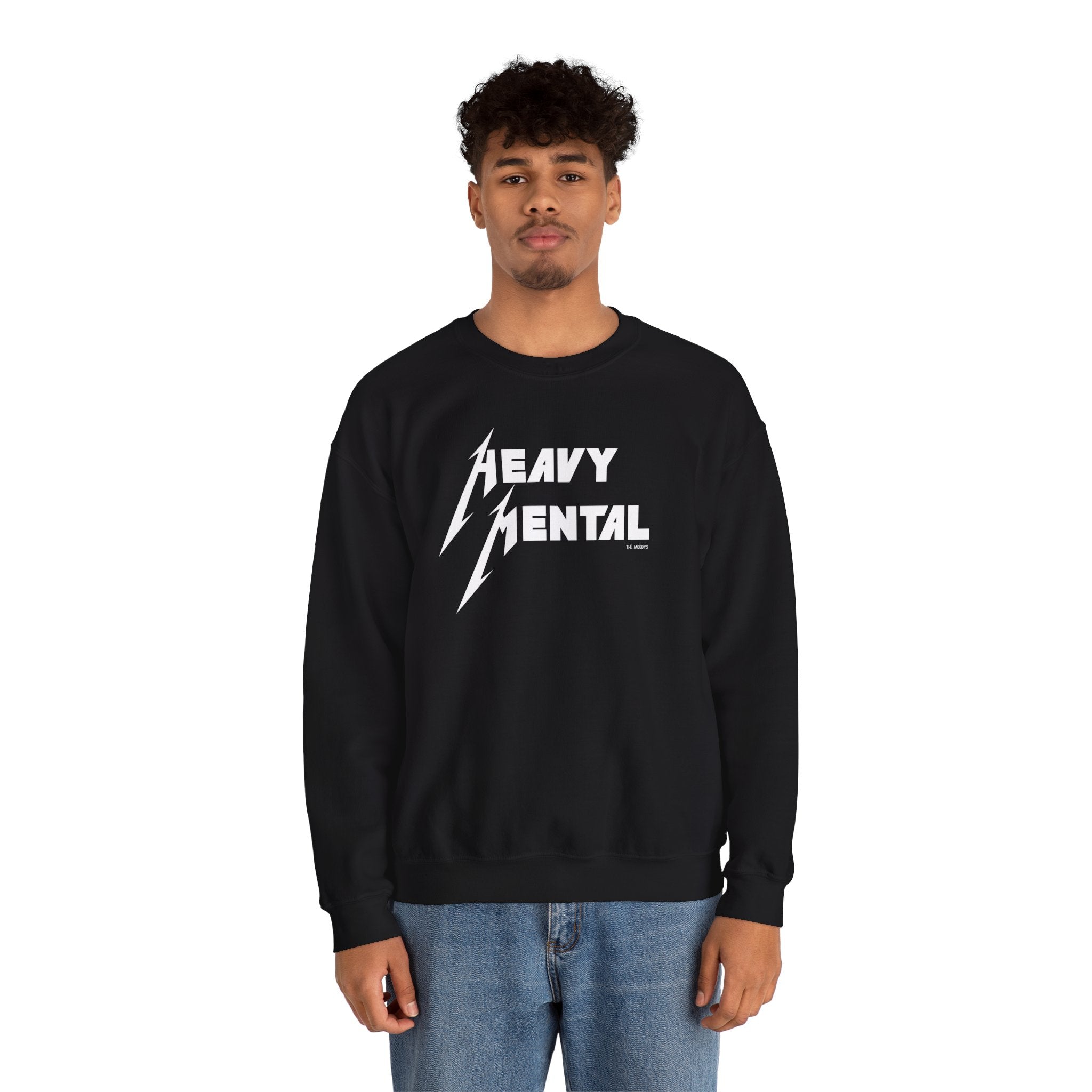 heavy mental crewneck sweatshirt