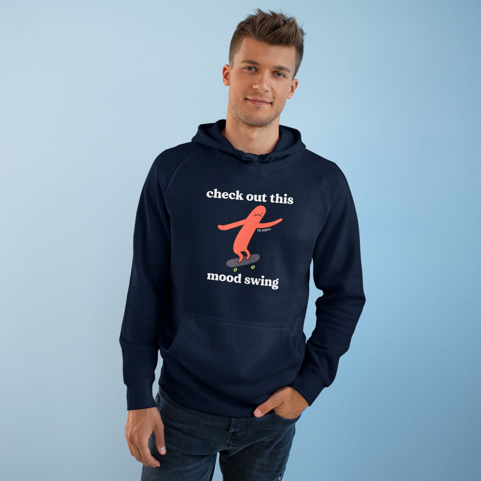 check out this mood swing - unisex hoodie