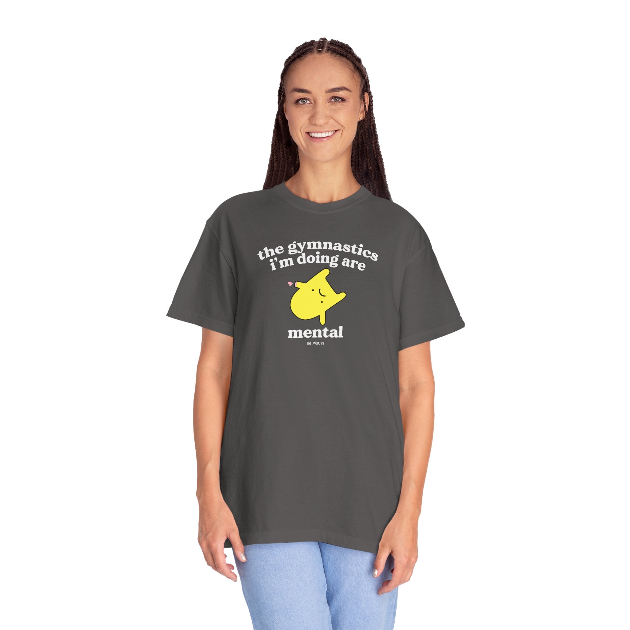 the gymnastics i'm doing are mental t-shirt