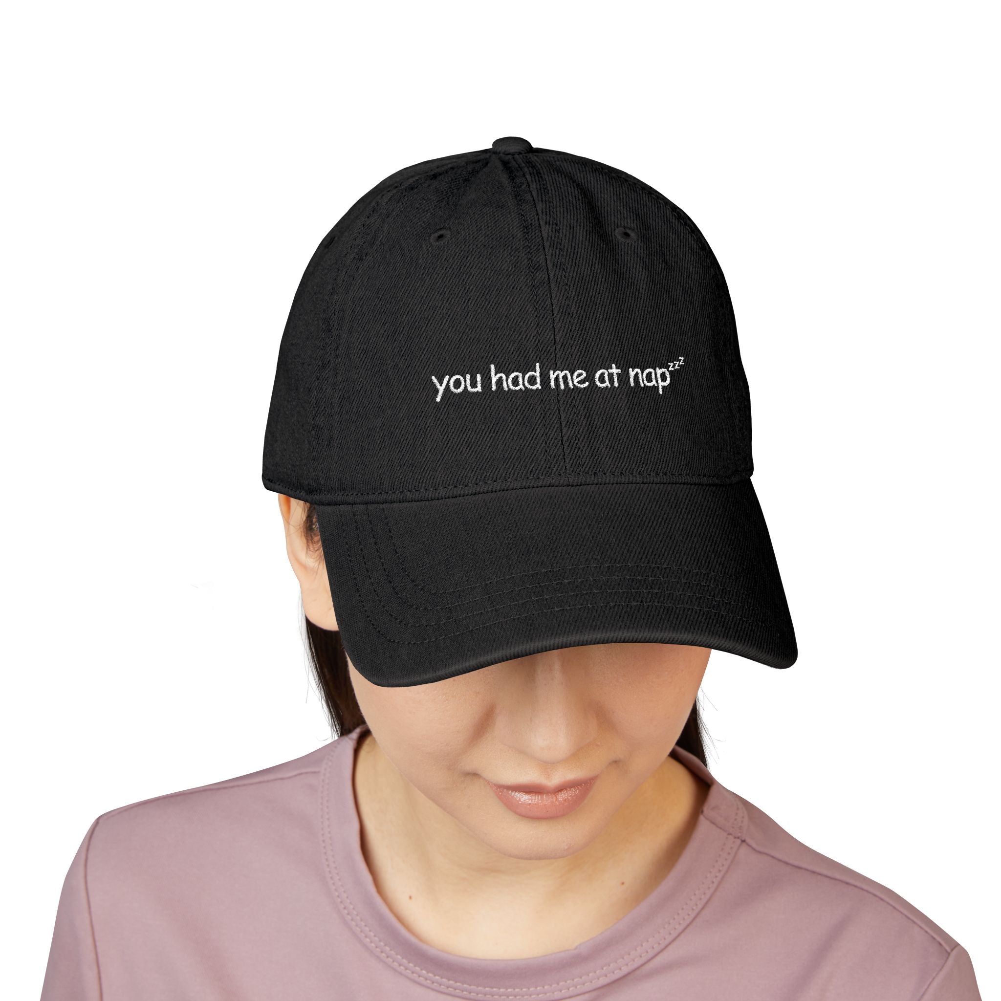 nap - denim dad hat (embroidery)