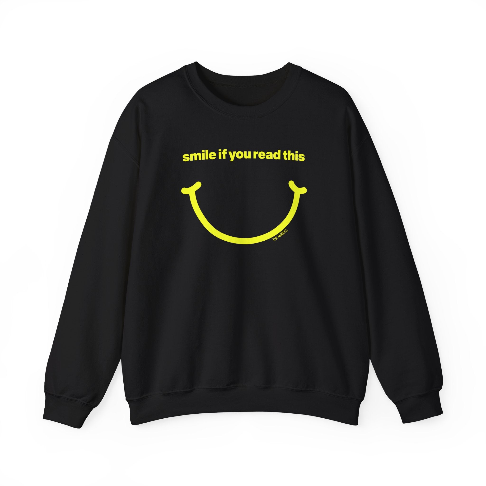smile if you read this - crewneck sweatshirt - unisex