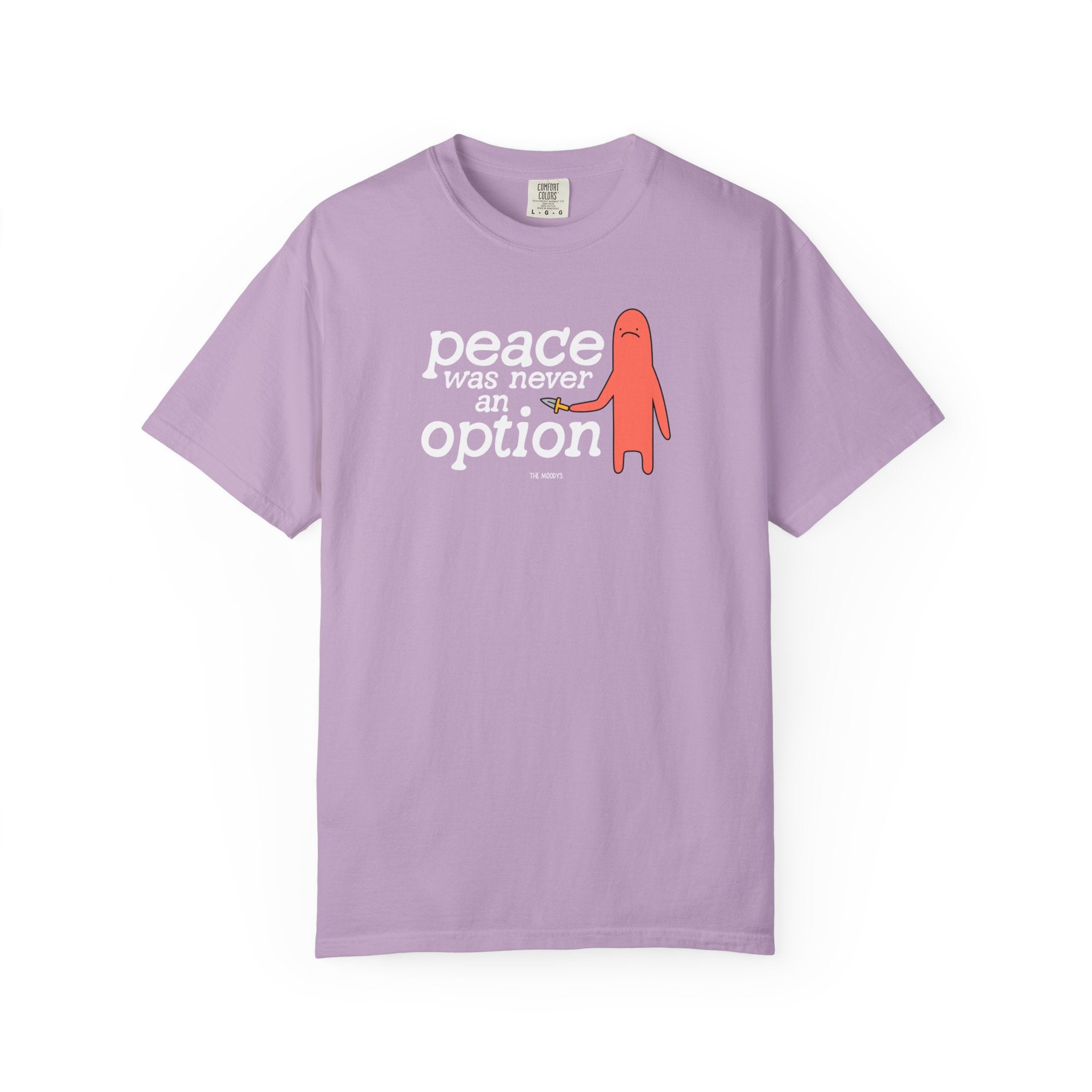 peace was never an option t-shirt