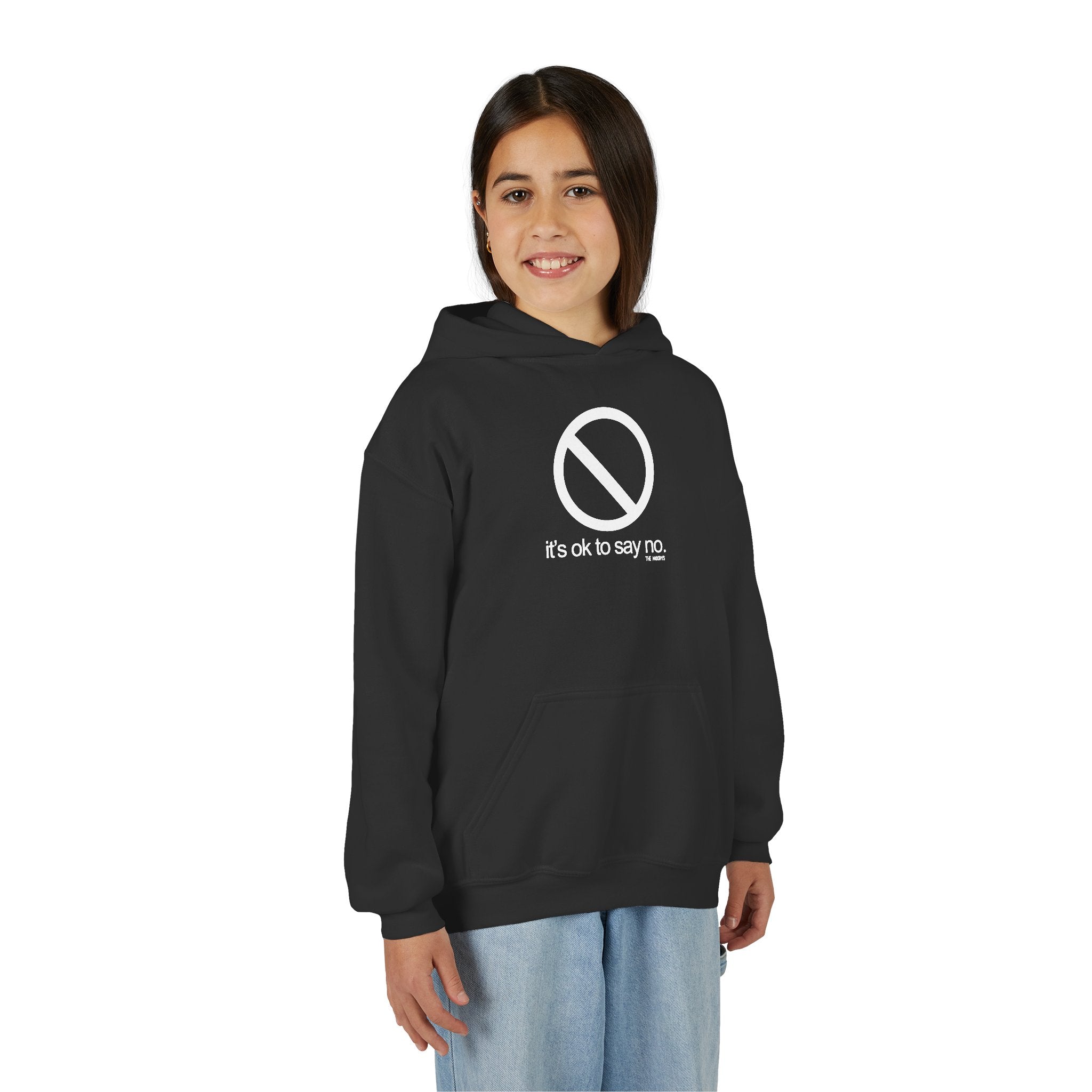 IT'S OK TO SAY NO YOUTH HOODIE