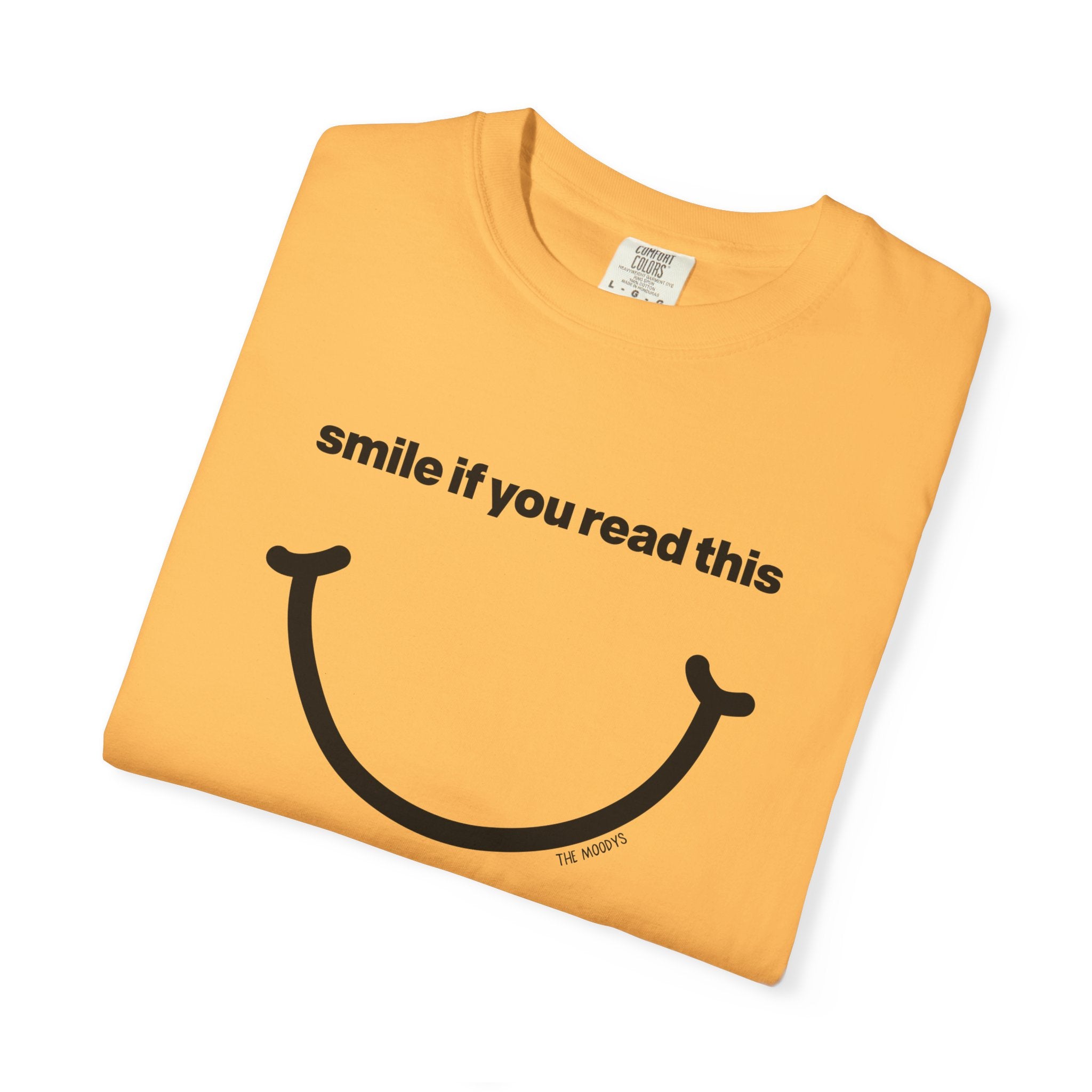 smile if you read this t-shirt