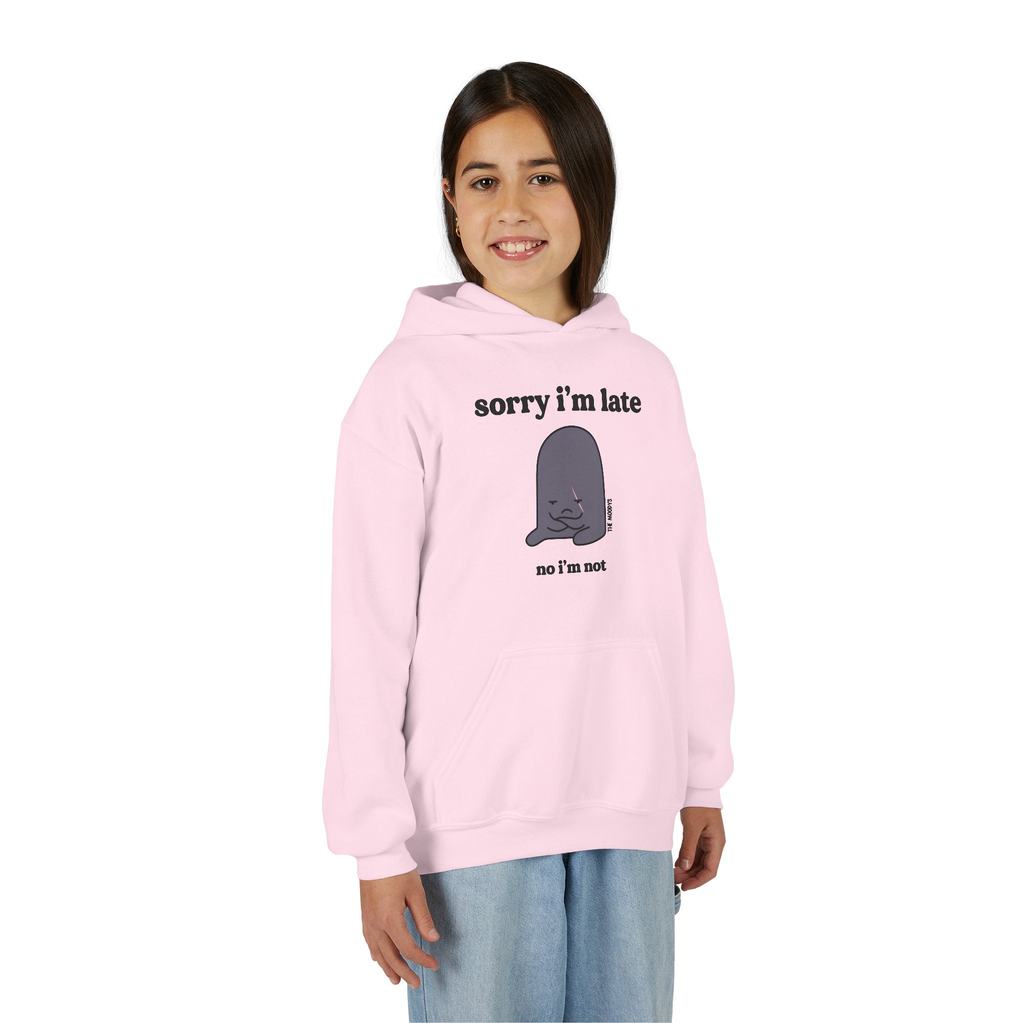 SORRY I'M LATE YOUTH HOODIE