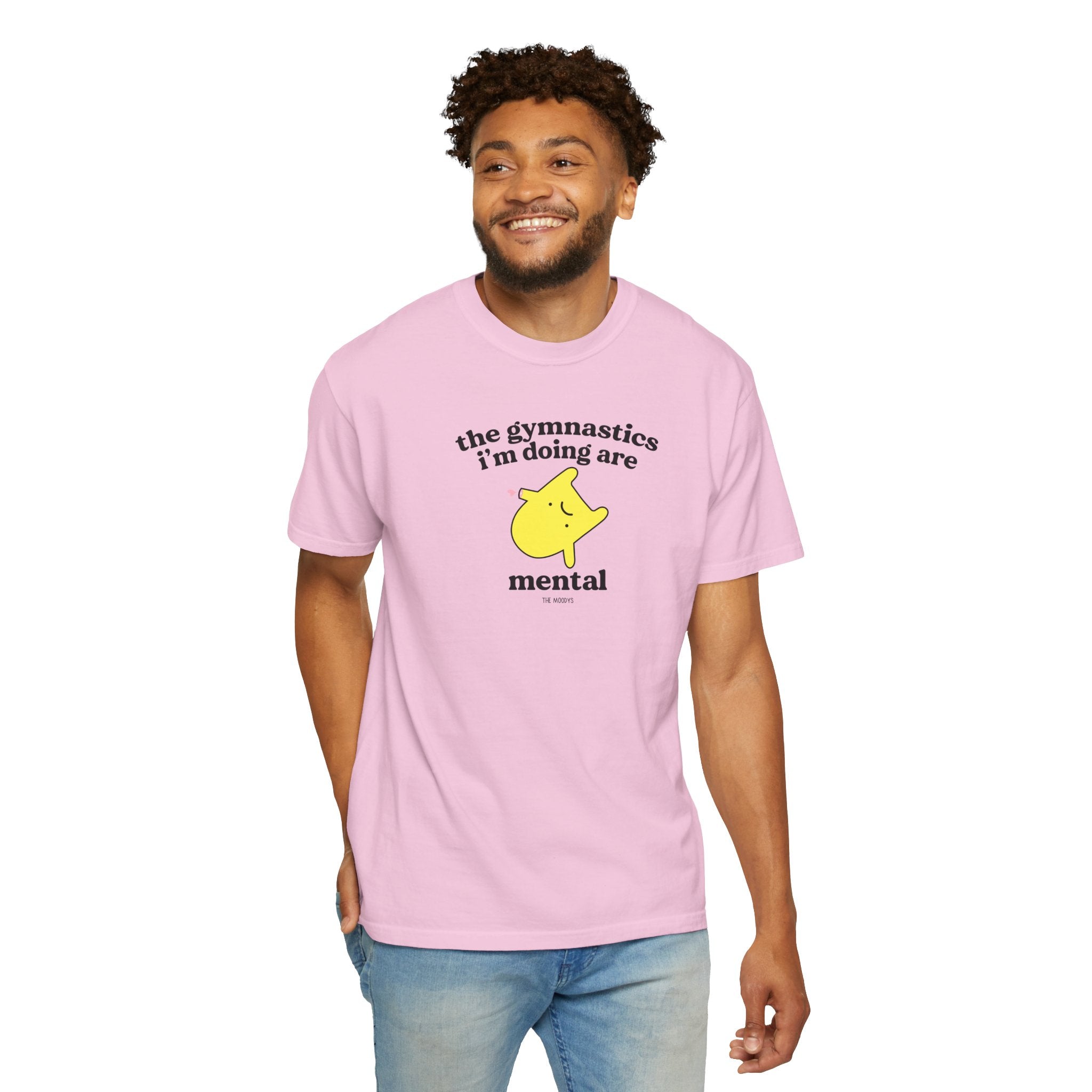 the gymnastics i'm doing are mental t-shirt