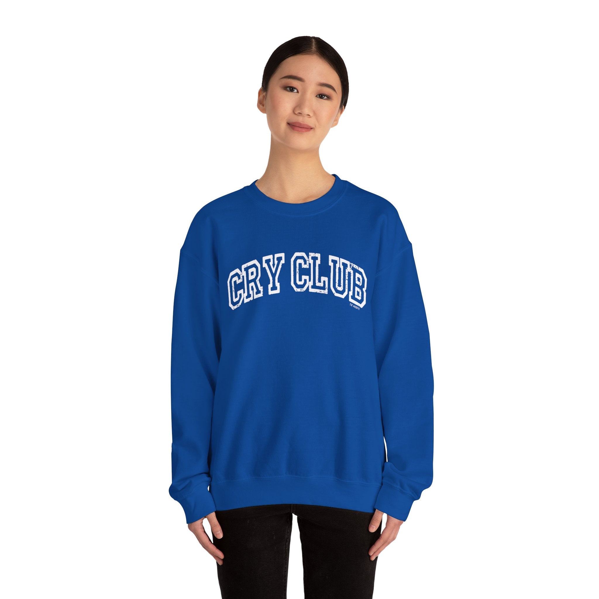 cry club crewneck sweatshirt