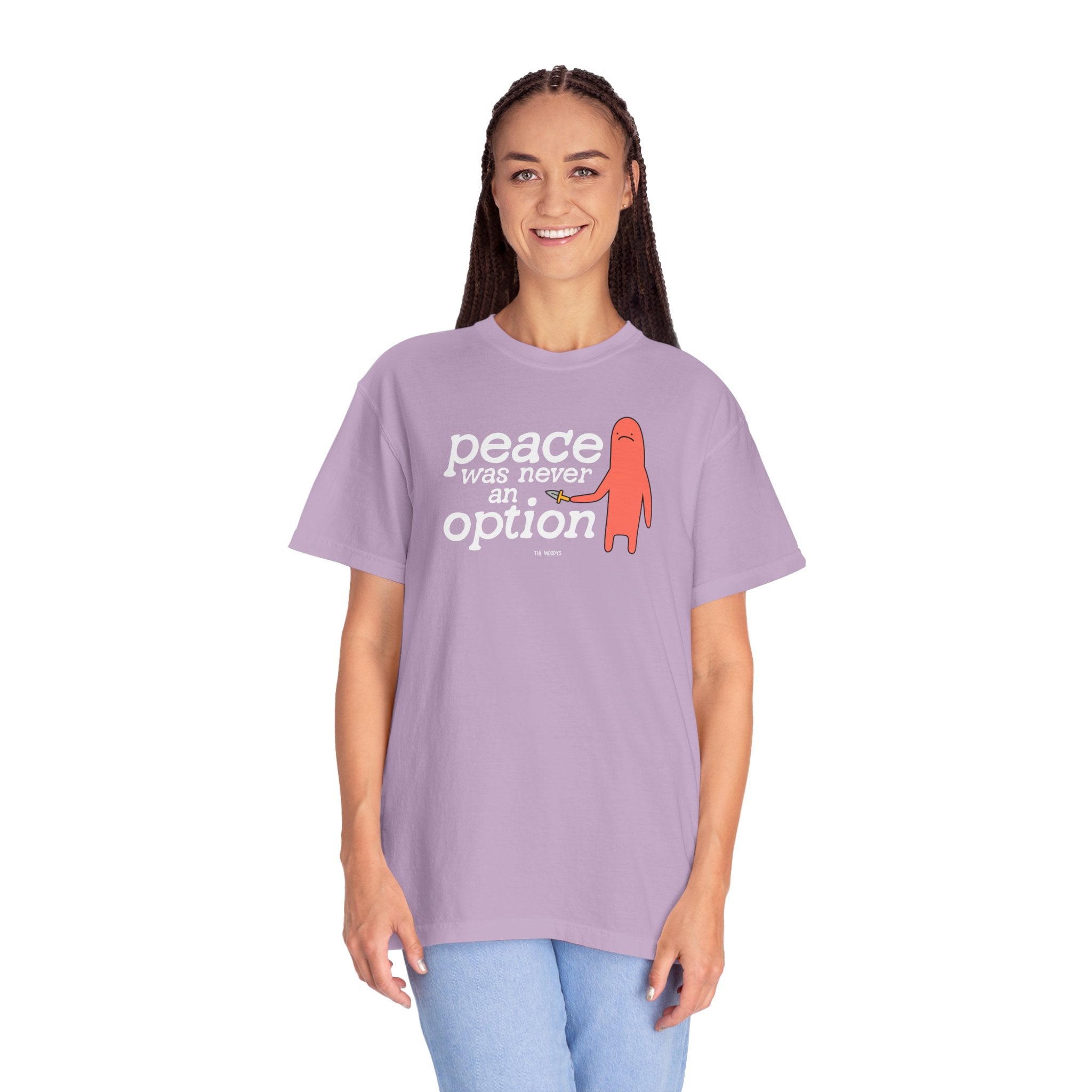 peace was never an option t-shirt