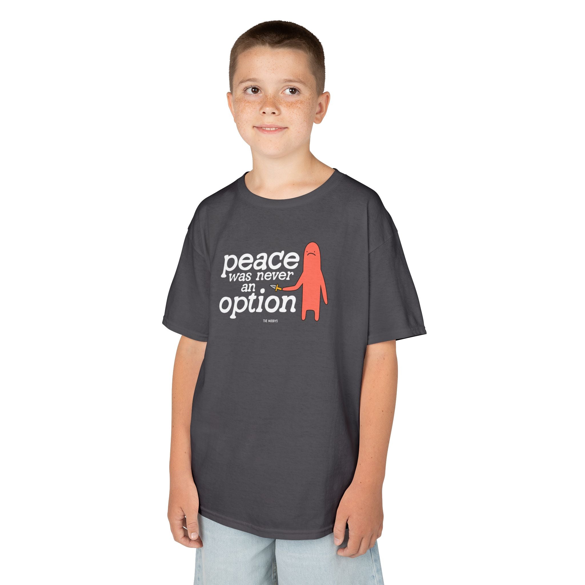 PEACE WAS NEVER AN OPTION YOUTH T-SHIRT
