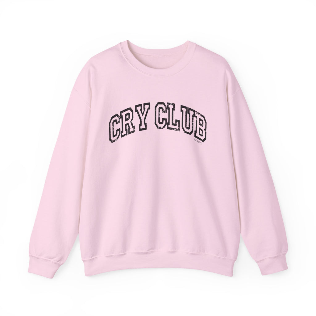 cry club crewneck sweatshirt