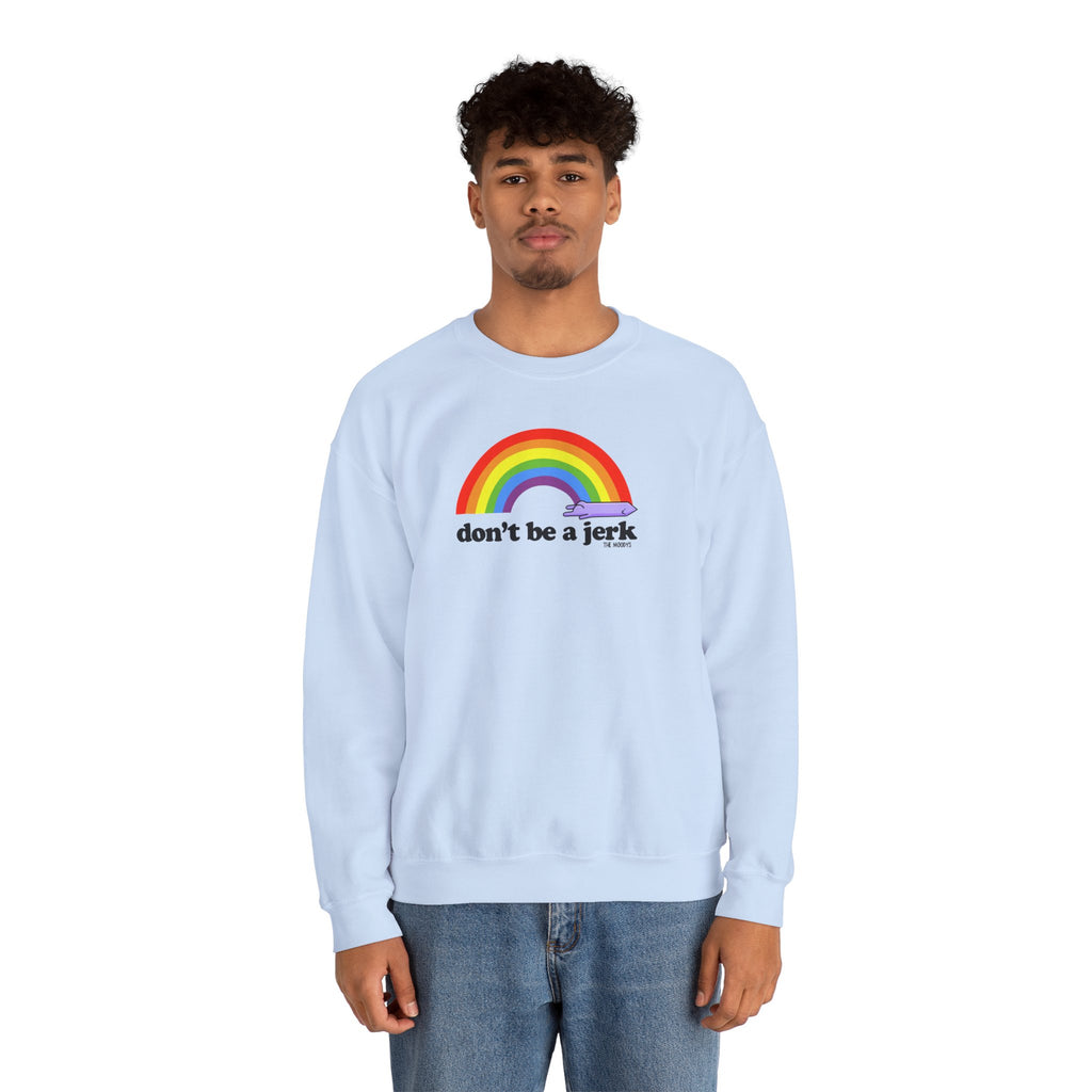 don't be a jerk - crewneck sweatshirt - unisex