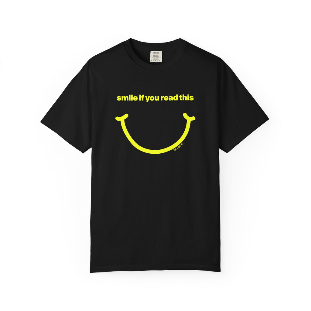 smile if you read this t-shirt