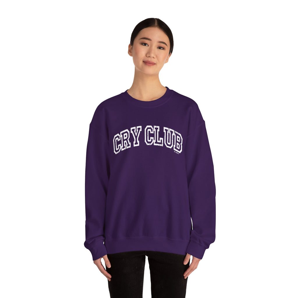 cry club crewneck sweatshirt