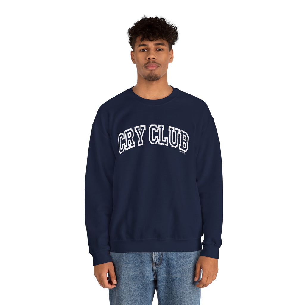 cry club crewneck sweatshirt
