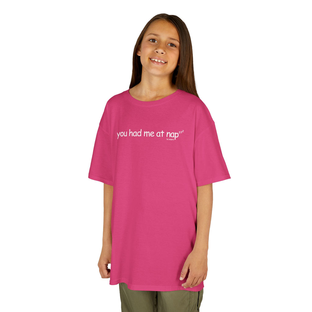 YOU HAD ME AT NAP YOUTH T-SHIRT