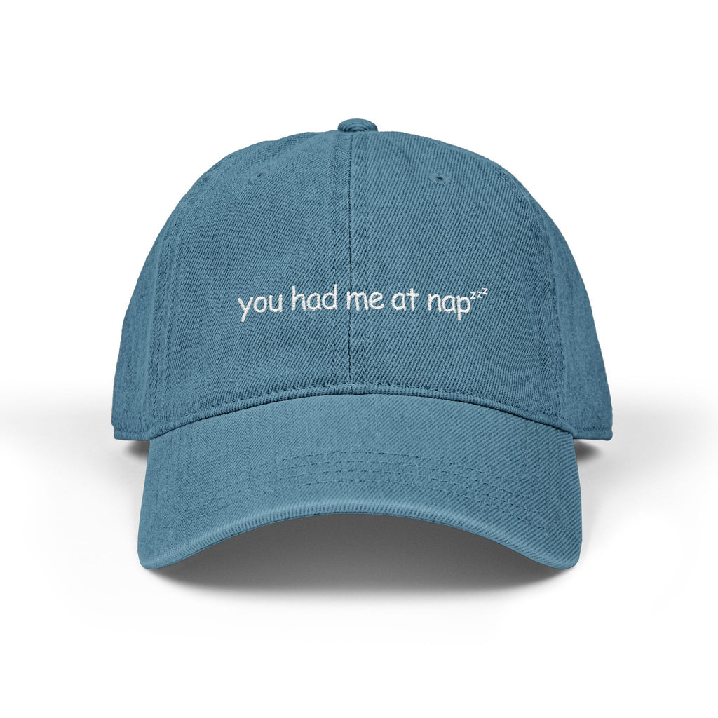 nap - denim dad hat (embroidery)