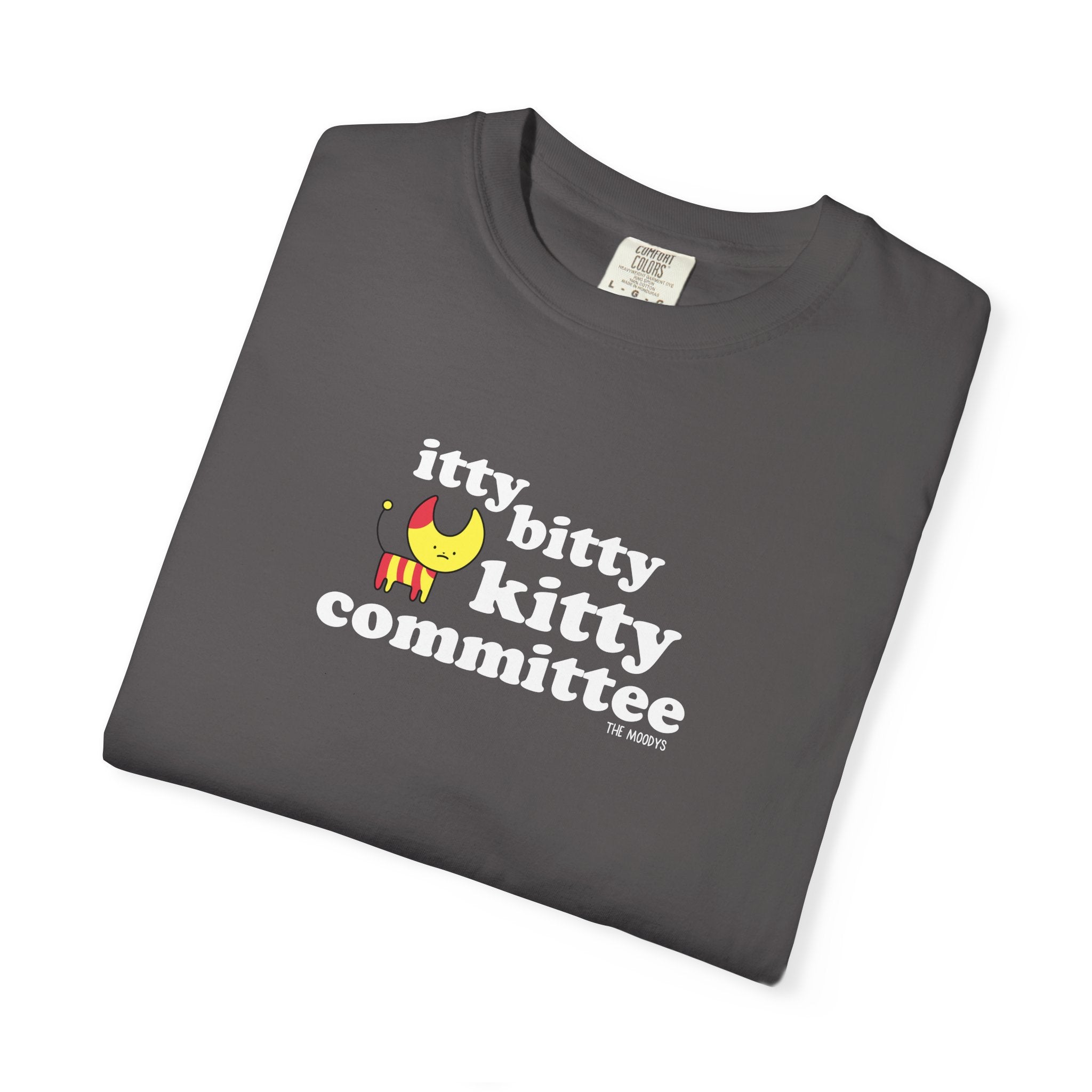 itty bitty kitty committee t-shirt