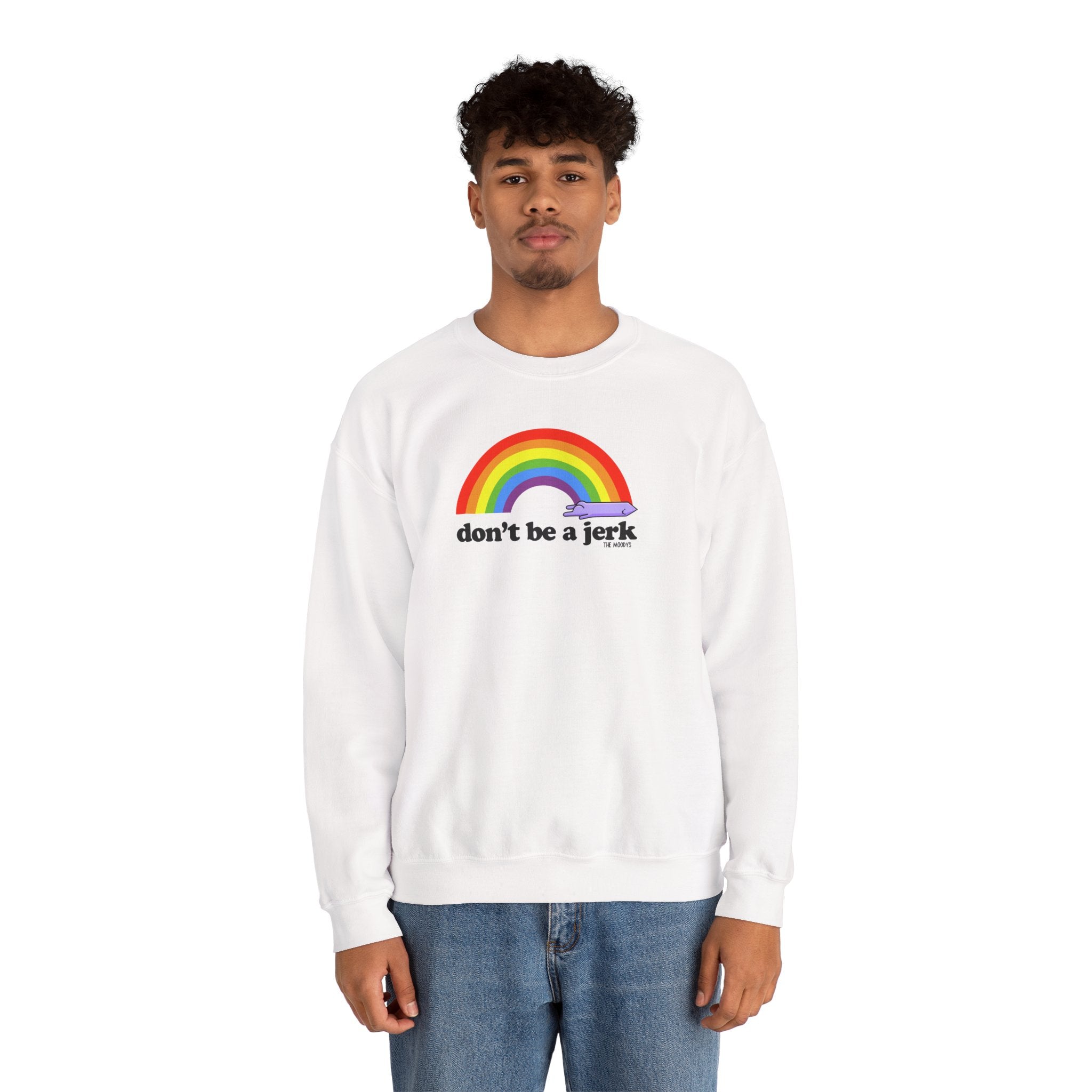 don't be a jerk - crewneck sweatshirt - unisex