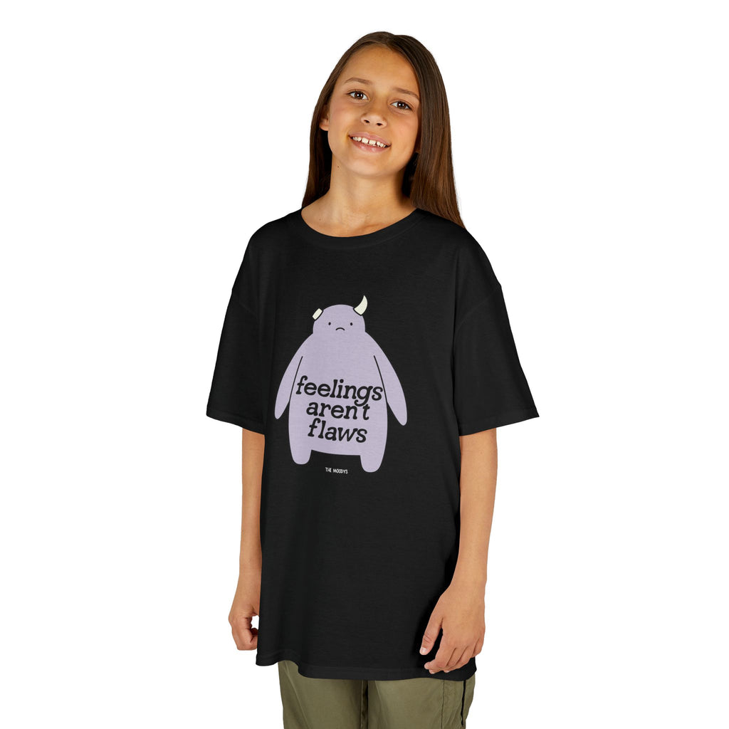 FEELINGS AREN'T FLAWS  YOUTH T-SHIRT